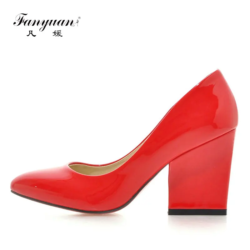 Fanyuan/Лидер продаж женские туфли на высоком каблуке с острым носком и необычным