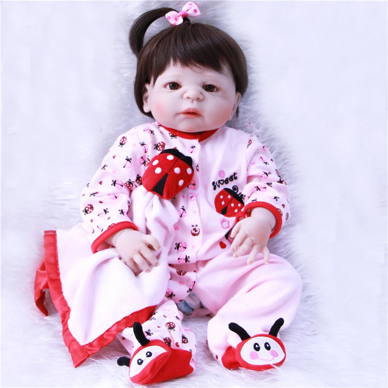 Кукла реборн силиконовая 55 см Реалистичная | Игрушки и хобби