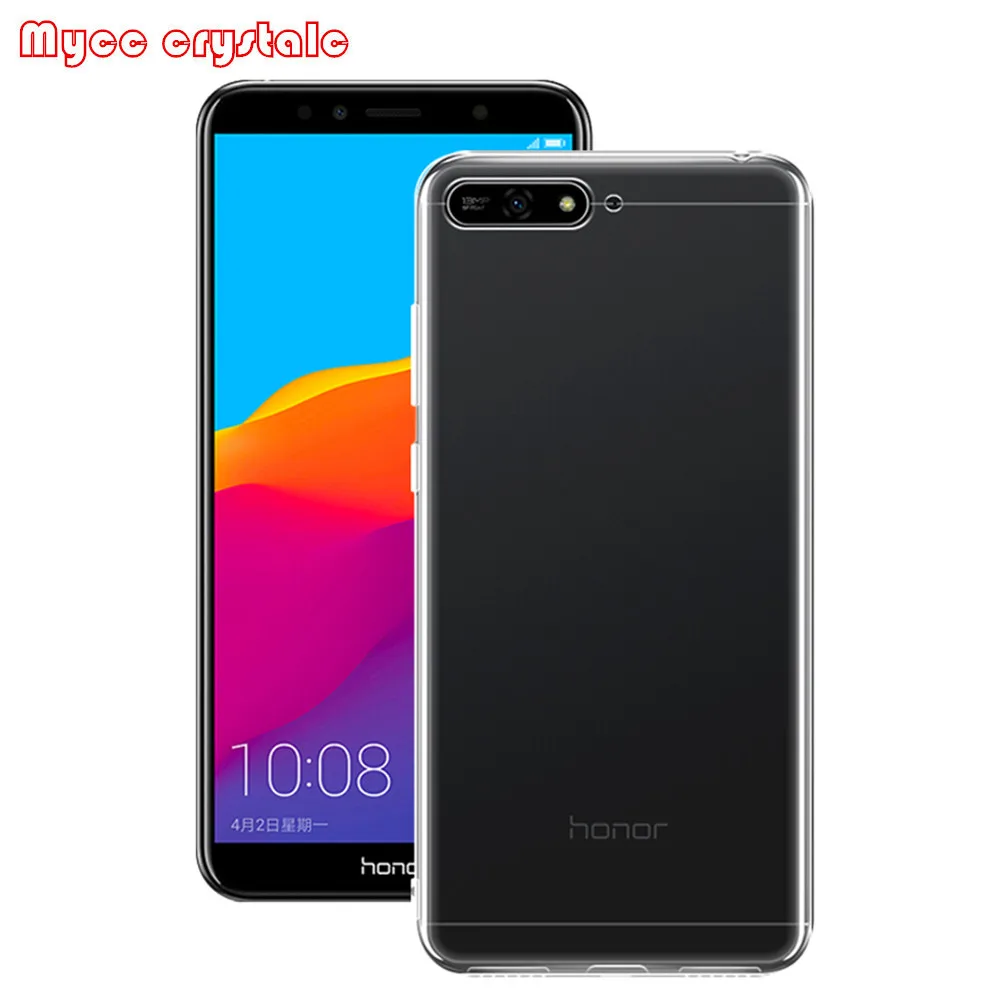 Ультратонкий Прозрачный устойчивый к царапинам чехол для Huawei Y6 2018/Honor 7A/Honor 7A