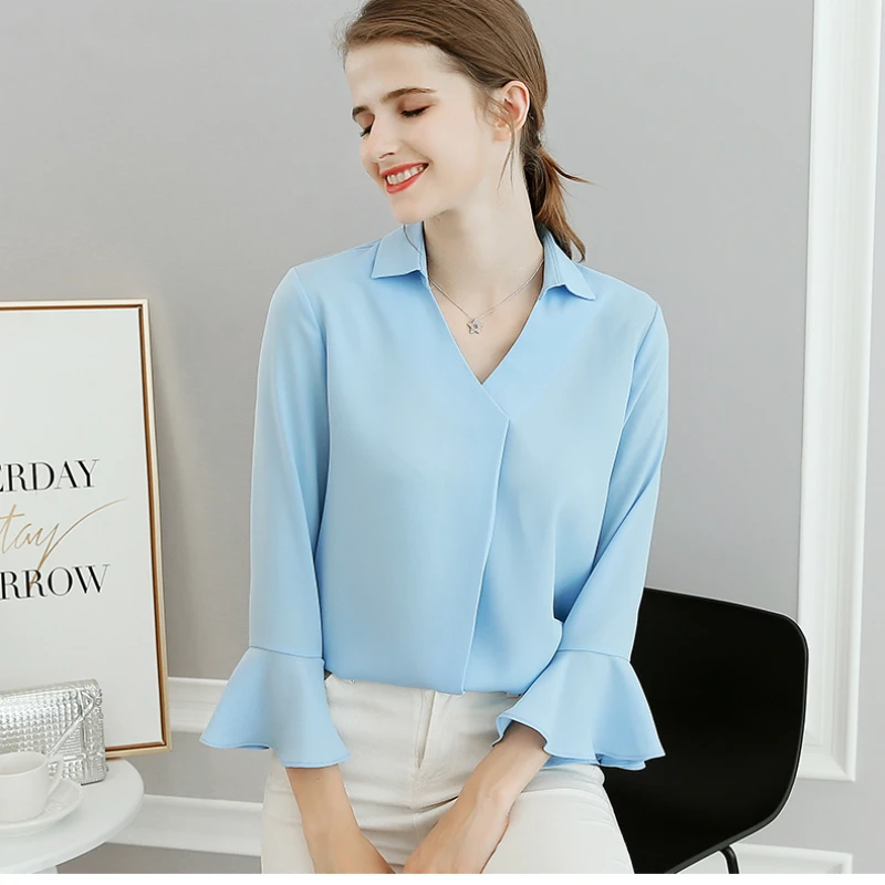 Новинка весна-лето 2019 Женская модная пикантная Повседневная офисная однотонная