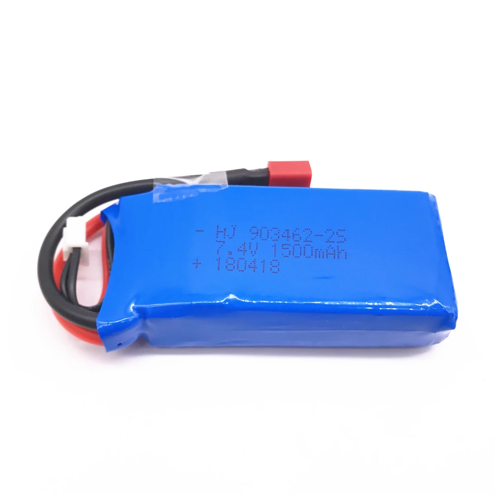 Аккумулятор 9125 2S 7 4 V 1500mah 25C для Wltoys 144001 12428 12423 1:12 запчасти радиоуправляемых