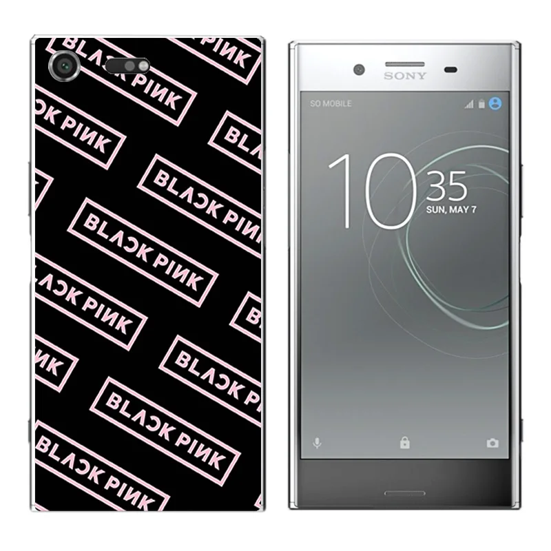 Новый чехол для Sony Xperia XZ Premium из мягкого ТПУ черного цвета с принтом букв G8141 G8142