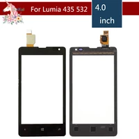 10pcslot 4 0 for nokia microsoft lumia 435 532 n435 n532 lcd touch screen digitizer sensor outer glass lens panel replacement