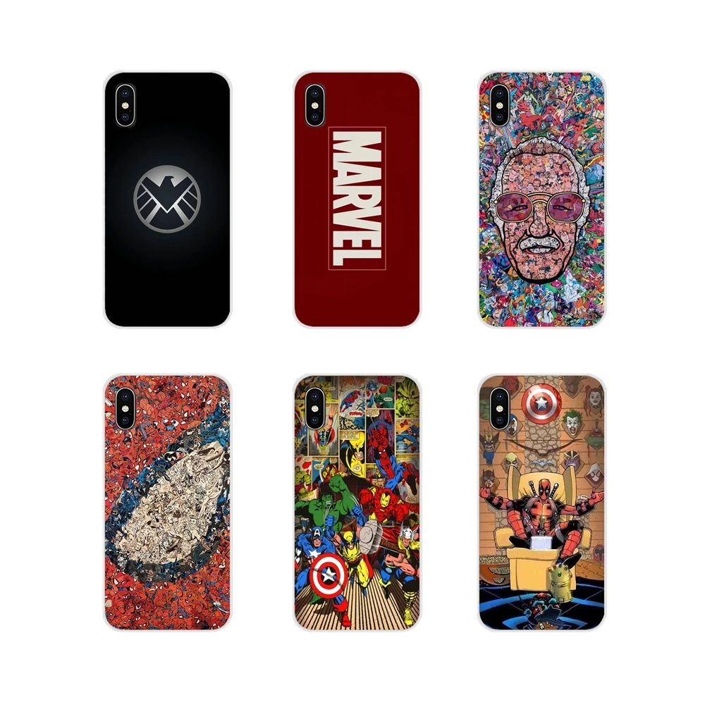 Модные чехлы Мстители из комиксов Marvel Superhero коллажей для huawei P8 9 Lite Nova 2i 3i GR3 Y6 Pro Y7 Y8 Y9 Prime
