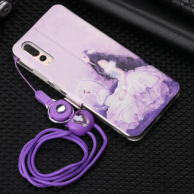 P20 случаях Стильный кожаный чехол для huawei Глобальный EML L09 L09C случай бумажник