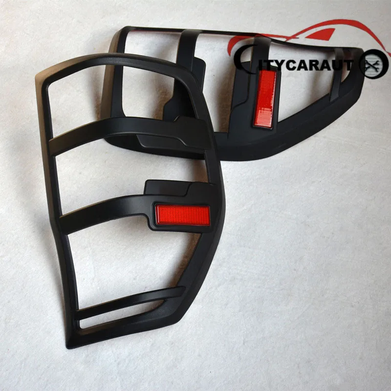 CITYCARAUTO аксессуары ABS матовые черные задсветильник фары накладки отделка для ranger T6