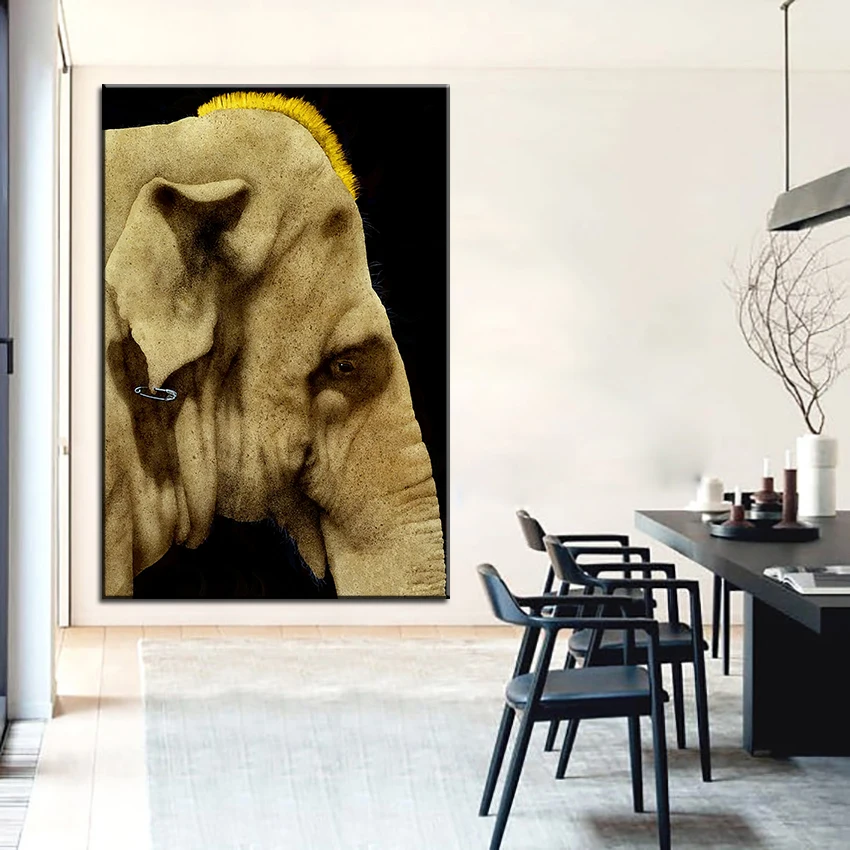 

Large size Printing Oil Painting punkyderm Wall painting Wall Art Decoration Picture For Living Room painting No Frame