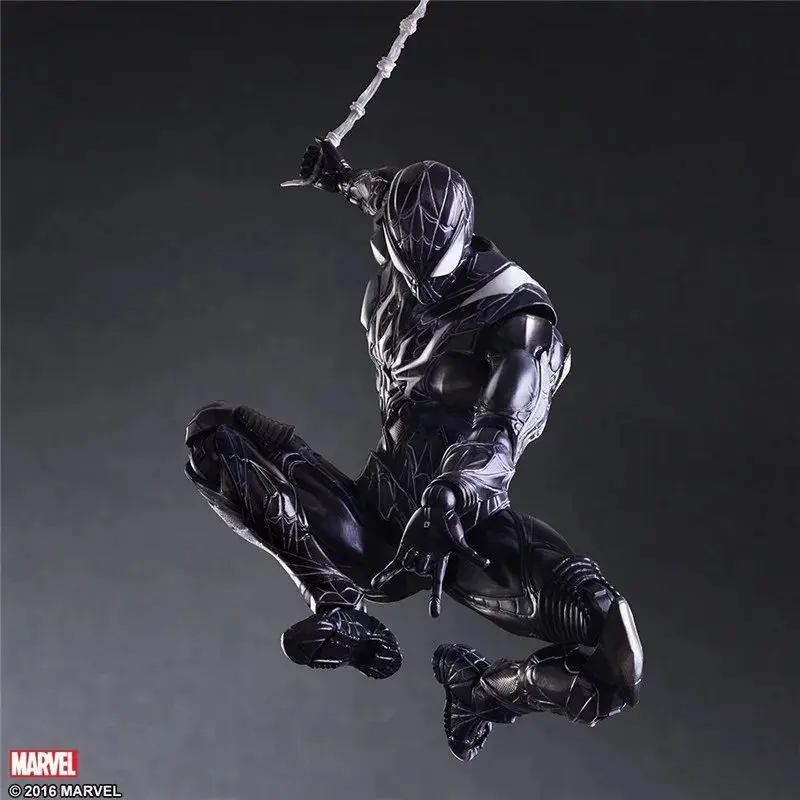 PLAY ARTS 27 см черный и красный оригинальный Человек-паук темный человек-паук