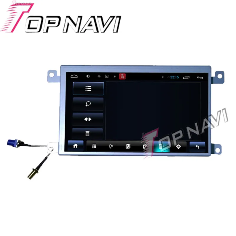 Topnavi Android 6 0 автомобильный пк GPS навигация для Audi A6L (2007 2008 2009 2010 2011) Q7 (2006 2012 2013 2014 2015)