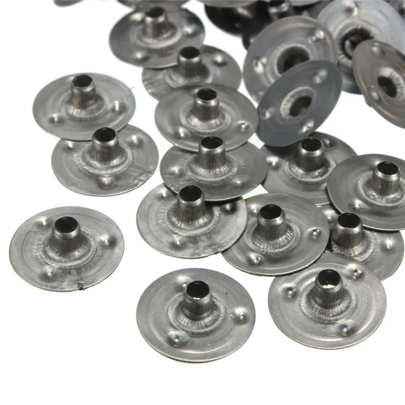 Best Promotion 100pcs/set Durable Metal Waxed Candle Wick Sustainer Tabs Making DIY Material 12.5x2.5mm|wick tabs|candle wick tabswick sustainer |