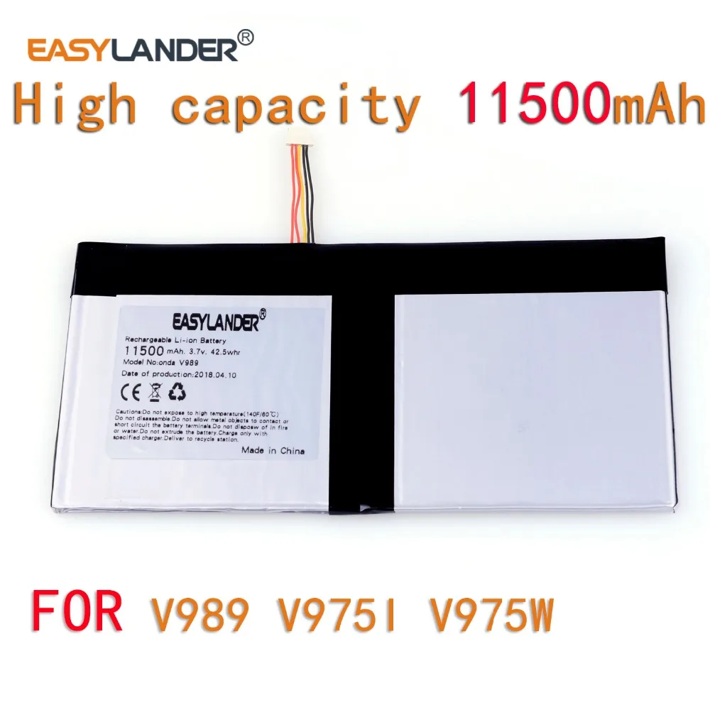 Высокая емкость 11500mah 9,7-дюймовый планшетный ПК литий-полимерные Li-Po литий-ионные аккумуляторные ячейки для onda V989 V975I V975W