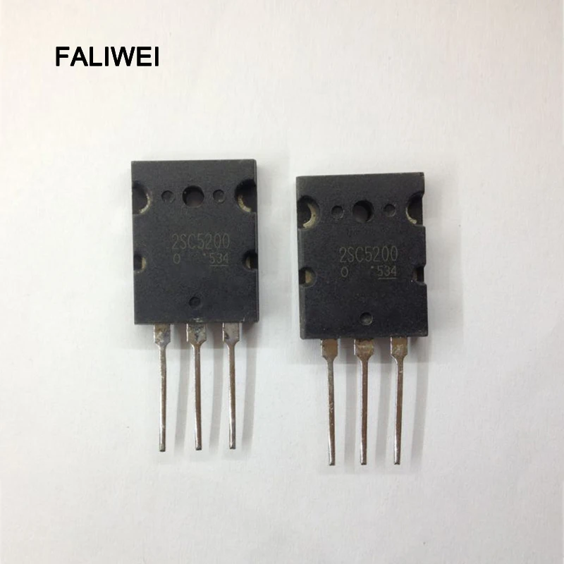 10 шт./лот 2SC5200 SC5200 TO-3PL C5200 хорошее качество | Электронные компоненты и