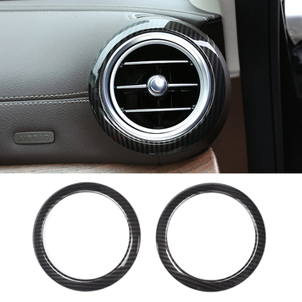 2 шт. хромированные боковые накладки на вентиляционное отверстие из углеродного