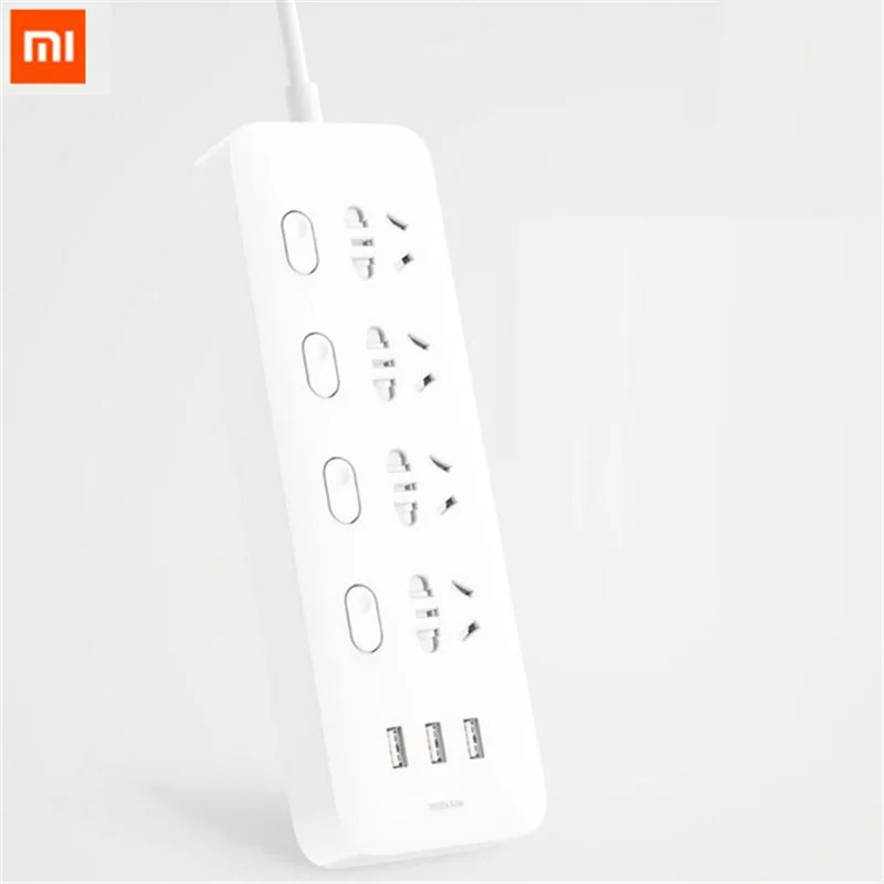 Фото Оригинальный блок питания Xiaomi Mijia 4 розетки отдельных переключателя управления 5 Оригинальный блок питания Xiaomi Mijia 4 розетки отдельных переключателя управления 5