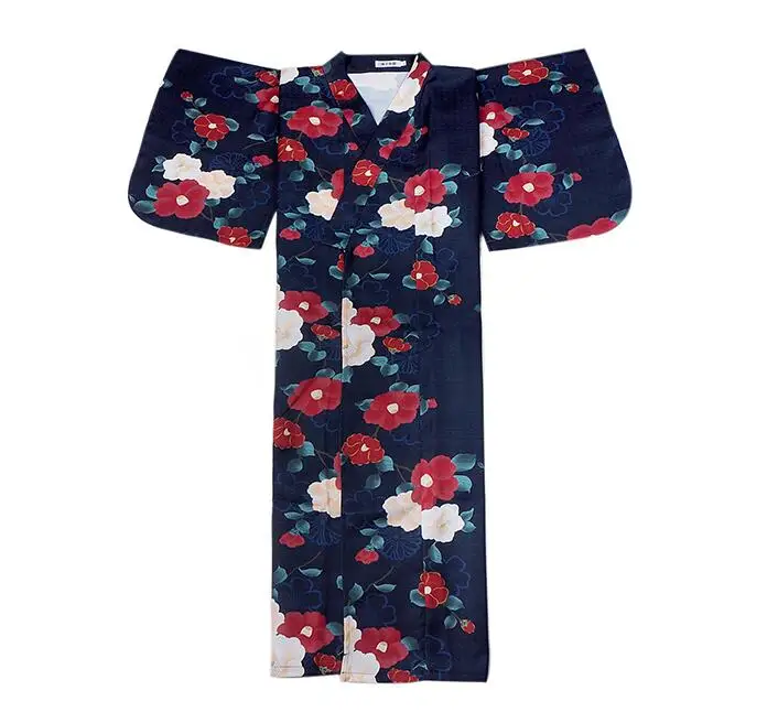 kimono (M) Японское кимоно, верхняя одежда, халат, костюм для девочки, милое платье, японское кимоно для выступлений, женская одежда с цветочным рисунком - Цвет: kimono (M)