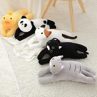 45cm super soft catpandaduck plush pillow stuffed cartoon animal cute cat toy bedroom nap pillow kids adults christmas gifts