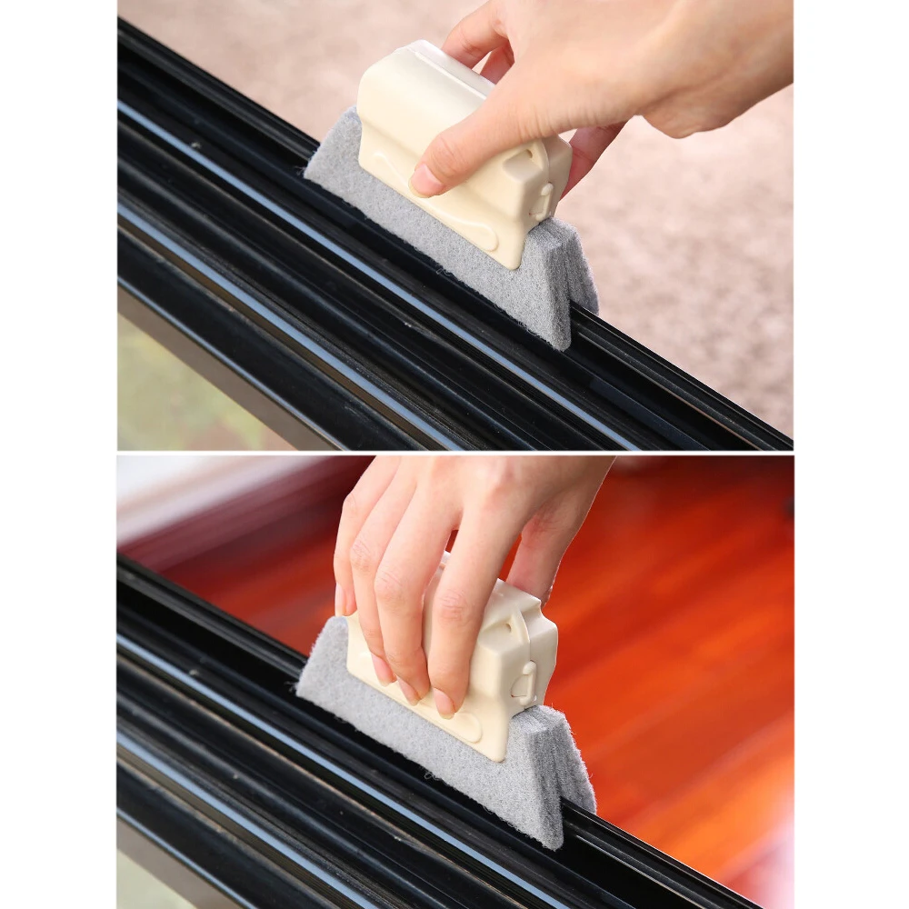 Cleaning Sponge Window Groove Brush Kitchen Tools Hearth Bowl Brushes Scouring Pad Sill Sink | Дом и сад