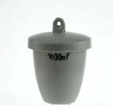 Высококачественный керамический тигель с крышкой лабораторное оборудование |