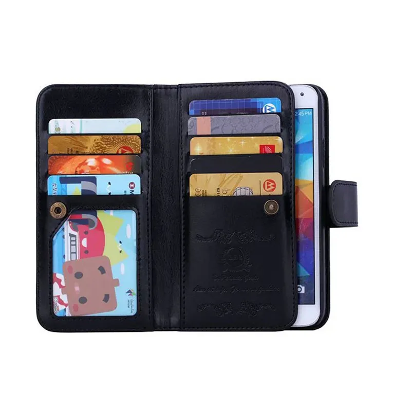 Роскошный кожаный чехол-кошелек Crazy Horse для Samsung Galaxy S5 Neo G903W G903F G900F магнитная