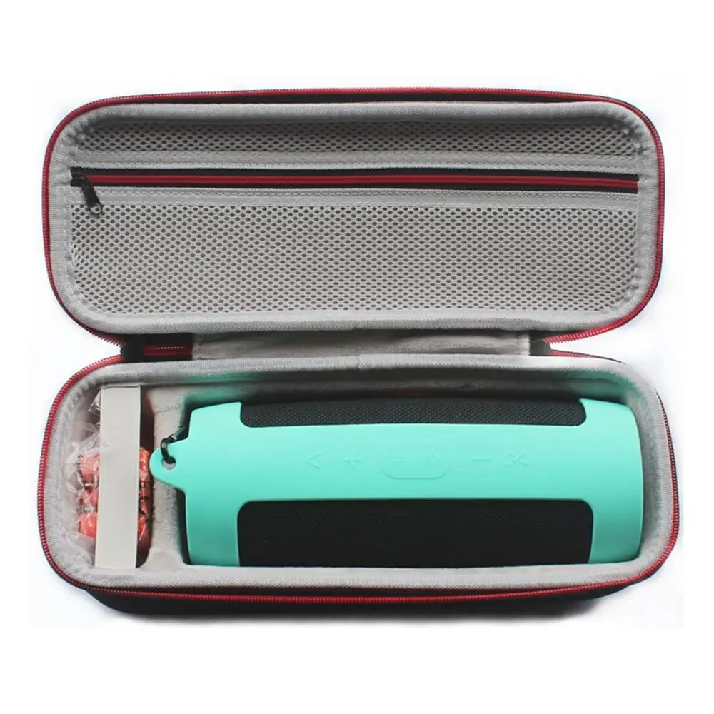 Новая жесткая сумка на молнии из ЭВА + Мягкий силиконовый чехол для JBL CHARGE 4 Bluetooth