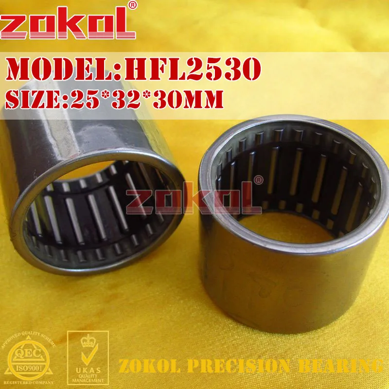 Подшипник ZOKOL HFL2026 HFL2530 односторонний игольчатый роликовый подшипник 20*26*26 мм 25*32*30