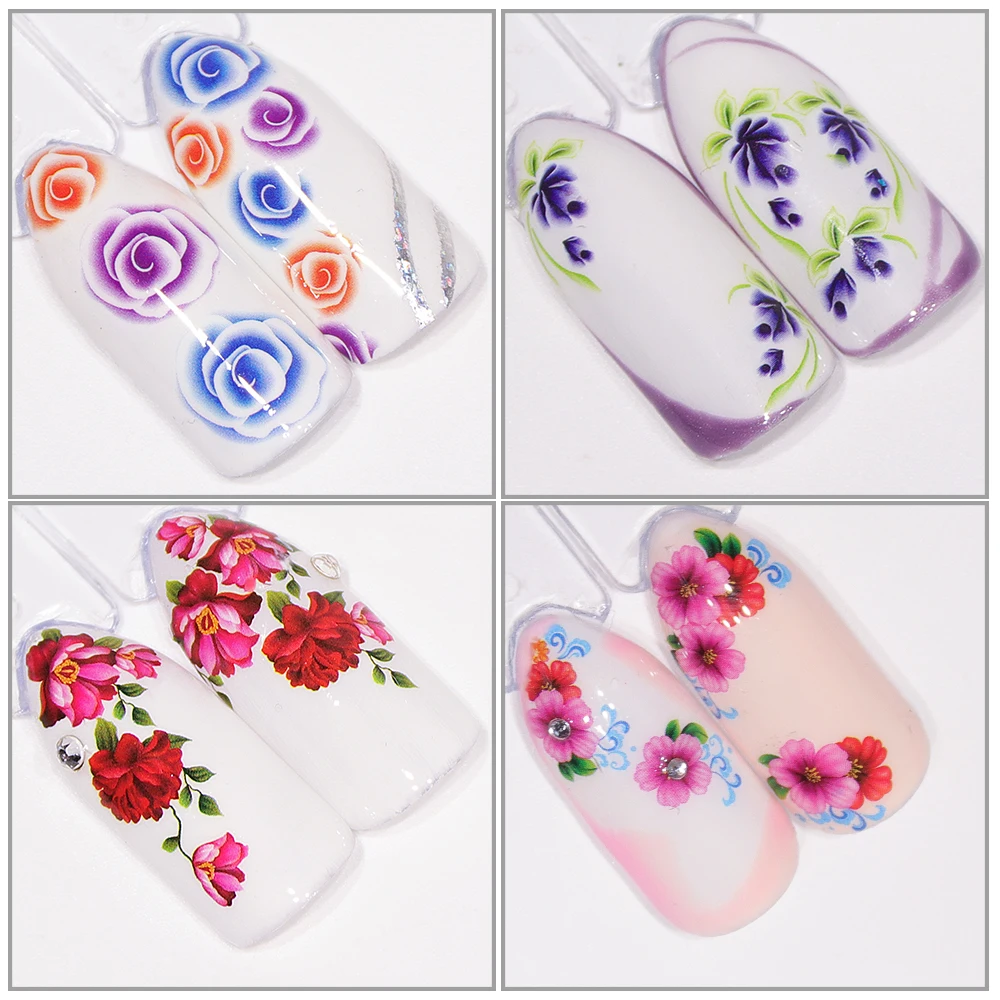 40 шт. декоративные наклейки для ногтей|stickers manicure|manicure designnail sticker flower |