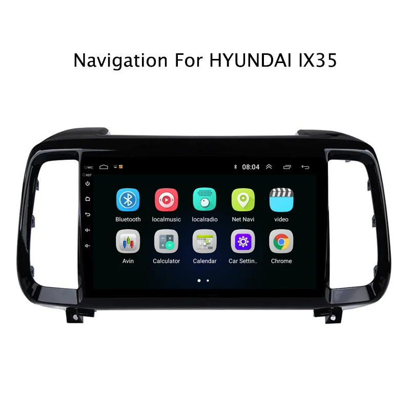 NaviTopia Android 8 1 автомобильный Радио стерео видео плеер для hyundai IX35 2018 с