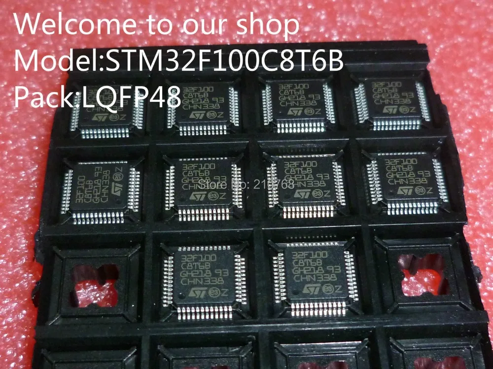 50 шт./лот STM32F100C8T6B STM32F100 32F100C8T6B LQFP48|lot lot| |