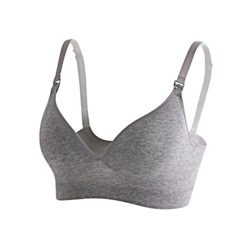 1 шт. для женщин Мода Бесшовный Бюстгальтер однотонная серая сексуальный