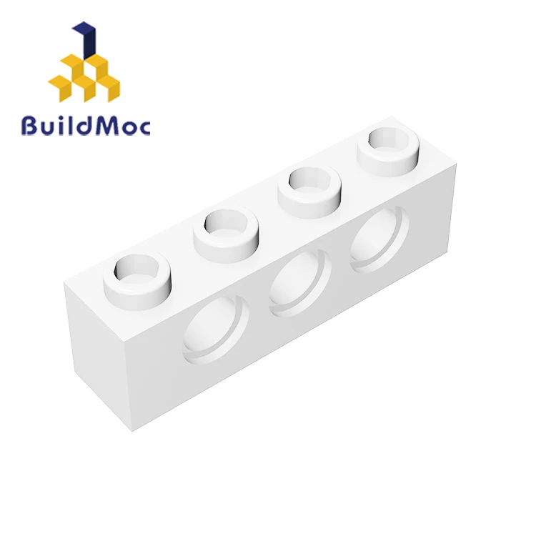 BuildMOC совместимые сборы частицы 3701 1x4 для строительных блоков детали сделай сам