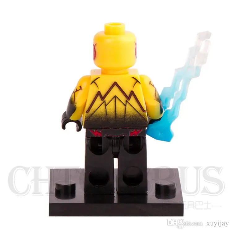 SingleSale флэш доктор Уэллс с громом DC Лига Справедливости Супер герой Minifig собрать