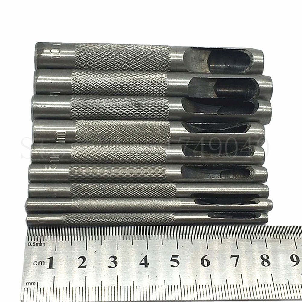 9 шт. набор инструментов из закаленной стали с перфорацией 2 5 мм до 10 кожаный