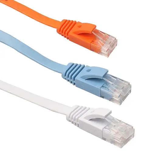 Новое поступление 0 5 15 м скорость CAT6 гигабитный Ethernet сетевой LAN кабель плоский