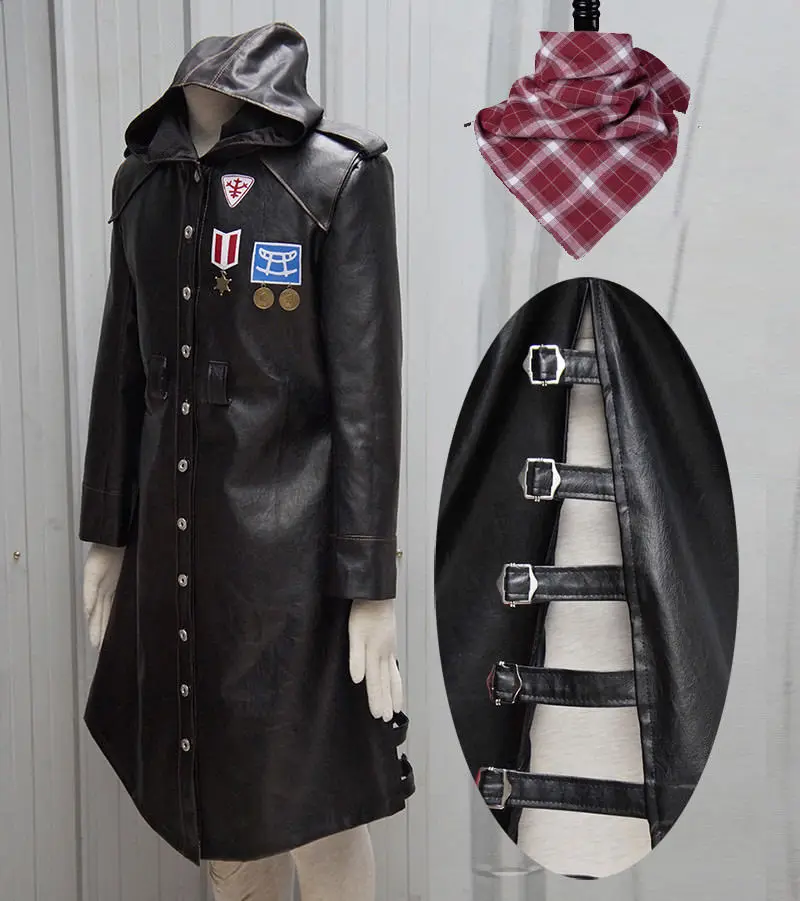 Игра PUBG Play erunknown's Battlegrounds косплей ПУ пальто шарф костюм|costume coat|costume costumecosplay costume |