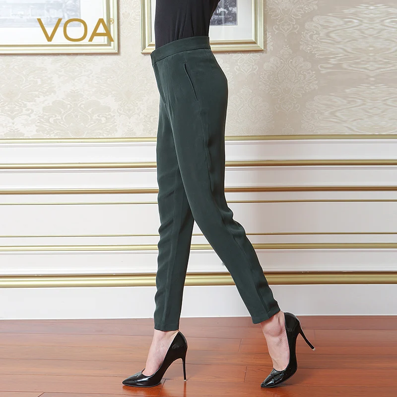 Темно-зеленые брюки до щиколотки Dames европейские Armygreen с тяжелой подошвой размер