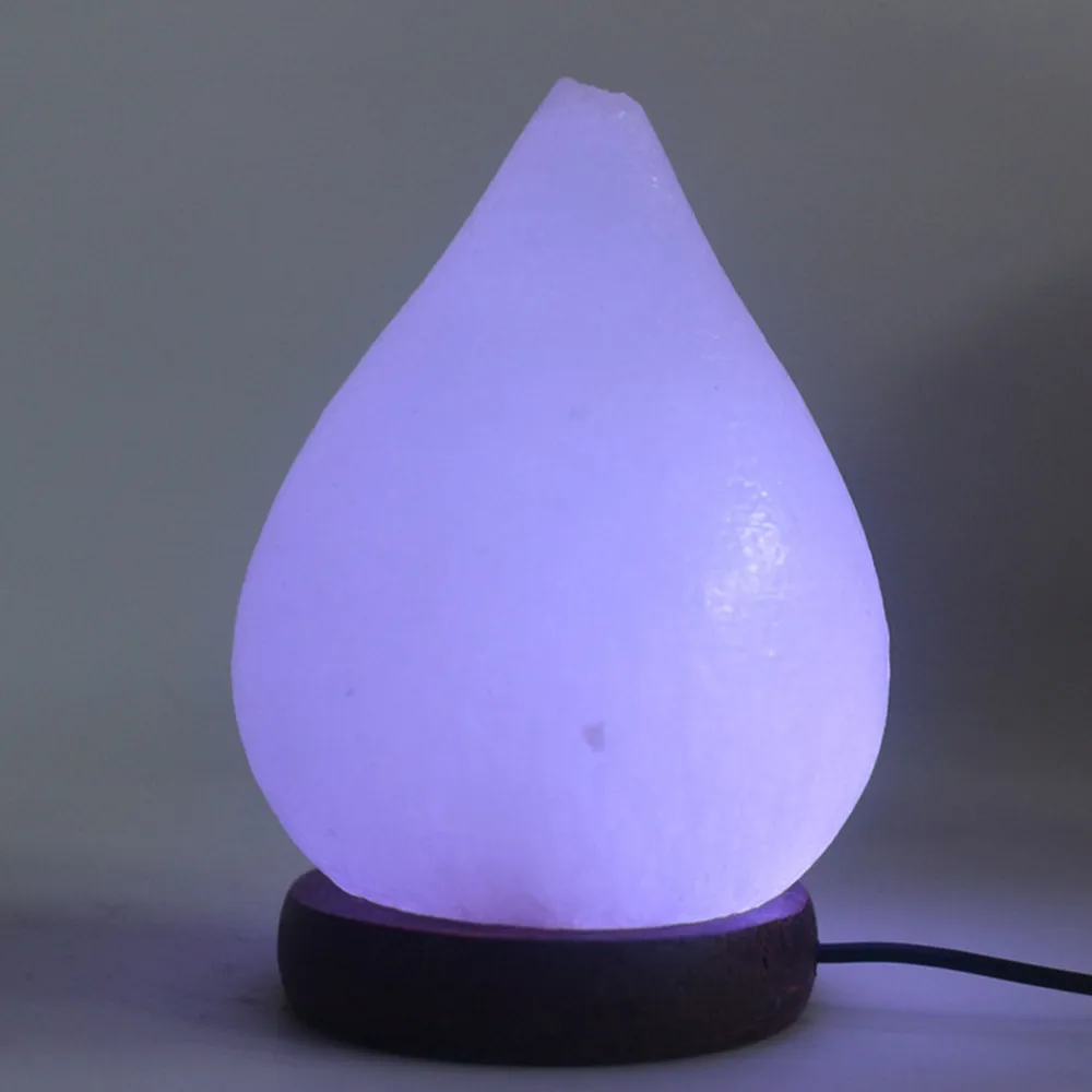 HZFCEW USB Гималайская RGB светодиодная соляная лампа натуральный кристалл ручная
