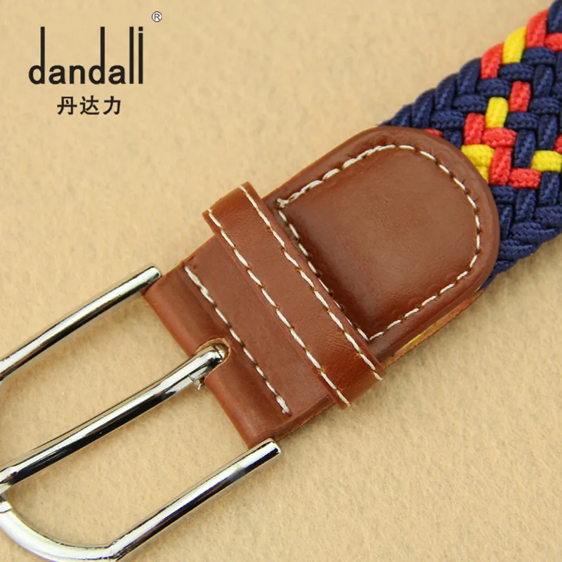 DANDALI, женское платье, цветочные ремни для женщин, с пряжкой, тканые, эластичные, на талии, ковбойские, из мягкой кожи, модный пояс, пояс
