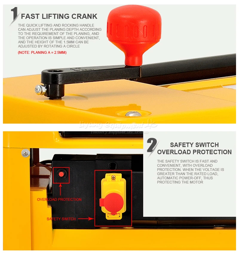 

high accuracy Table woodworking thicknesser Wood sander