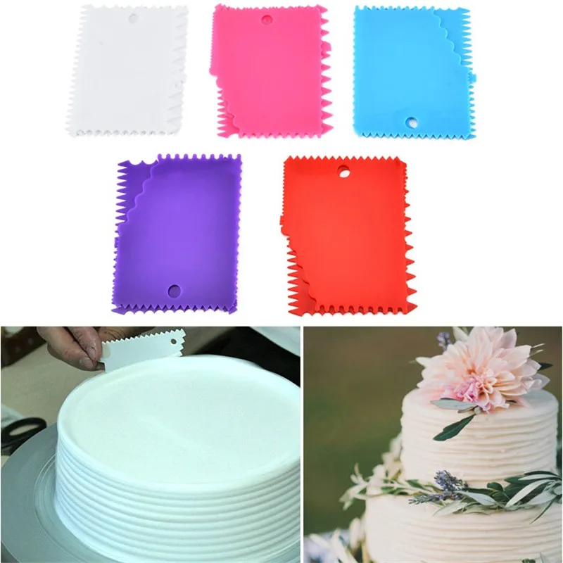 Hoomall 3 шт многофункциональный скребок неровные края зубов DIY крем для торта