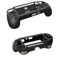 matte hand grip handle joypad stand case shell protect with l2 r2 trigger button for psv1000 psv 1000 ps vita 1000 game console