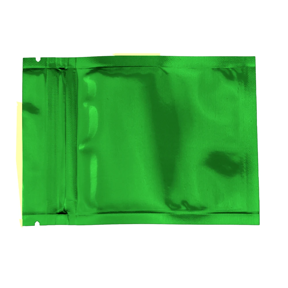100pcs/lot 8.5x13cm Food Package Bag Aluminum Foil Packing Bags Ziplock Mylar Pouches Heat Seal Zipper | Дом и сад