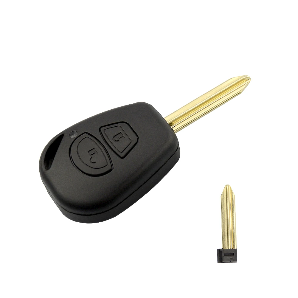 OkeyTech 2 кнопки сменный чехол для брелока держатель оболочки неразрезанное лезвие