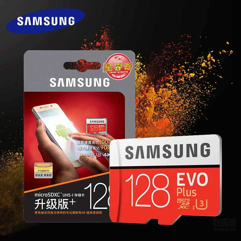 SAMSUNG micro sd карта памяти micro sd карты 32 Гб 64 Гб 128 ГБ 256 ГБ EVO+ carte sd TF Транс Флэш карта Mikro для go pro