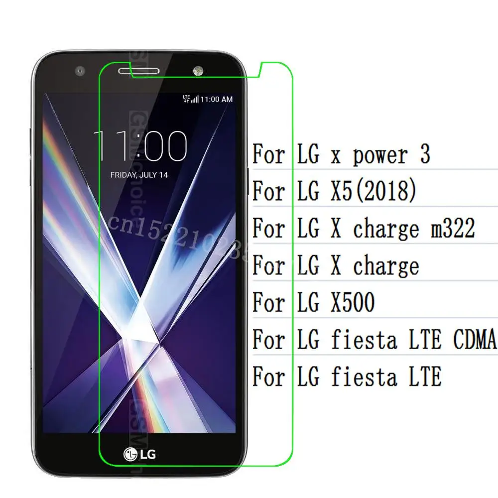 Закаленное стекло для LG X power 3 X5(2018) charge m322 X500 fiesta LTE CDMA защитная пленка из