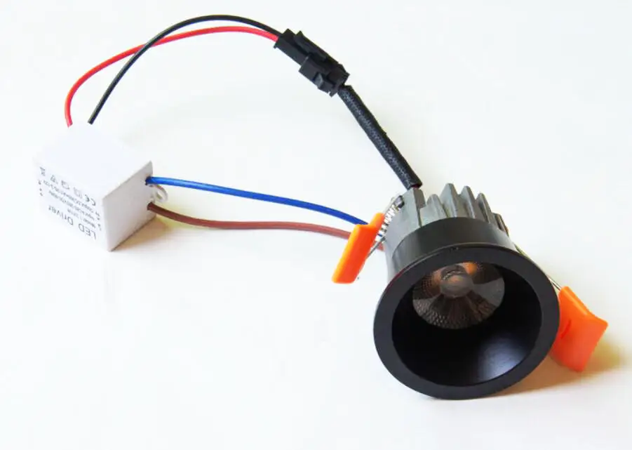 50 шт./лот 5 Вт COB Mini LED Star light светодиодный светильник для шкафа mini Downlight 85 265v CE ROHS