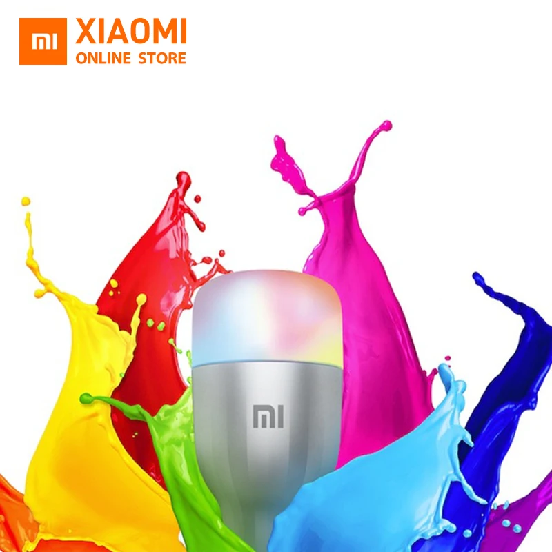 Умная Светодиодная лампа Xiaomi Mi глобальная версия 10 Вт 800 люмен умный телефон Mijia