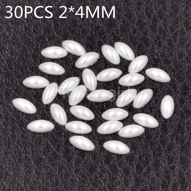 1 упаковка высокое качество белый с плоской спинкой жемчужные украшения 3d жемчуг