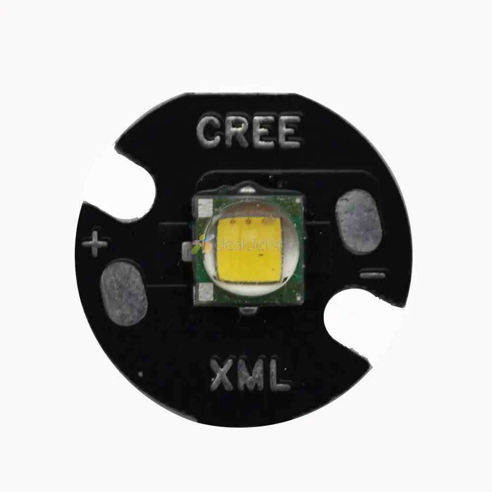 5 шт. CREE Single-die XML XM-L T6 10 Вт теплый белый 3000K 900LM LED свет излучатель лампы установлен