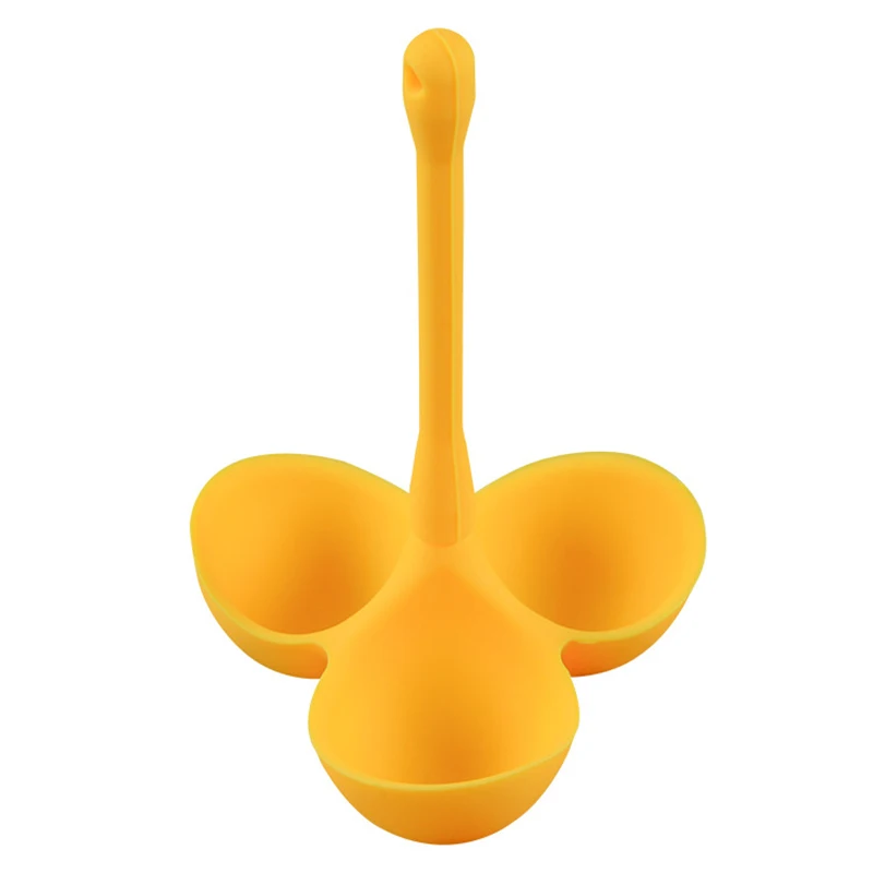 Разделитель вареное яйцо держатель плита Универсальный 3 отверстия контейнер