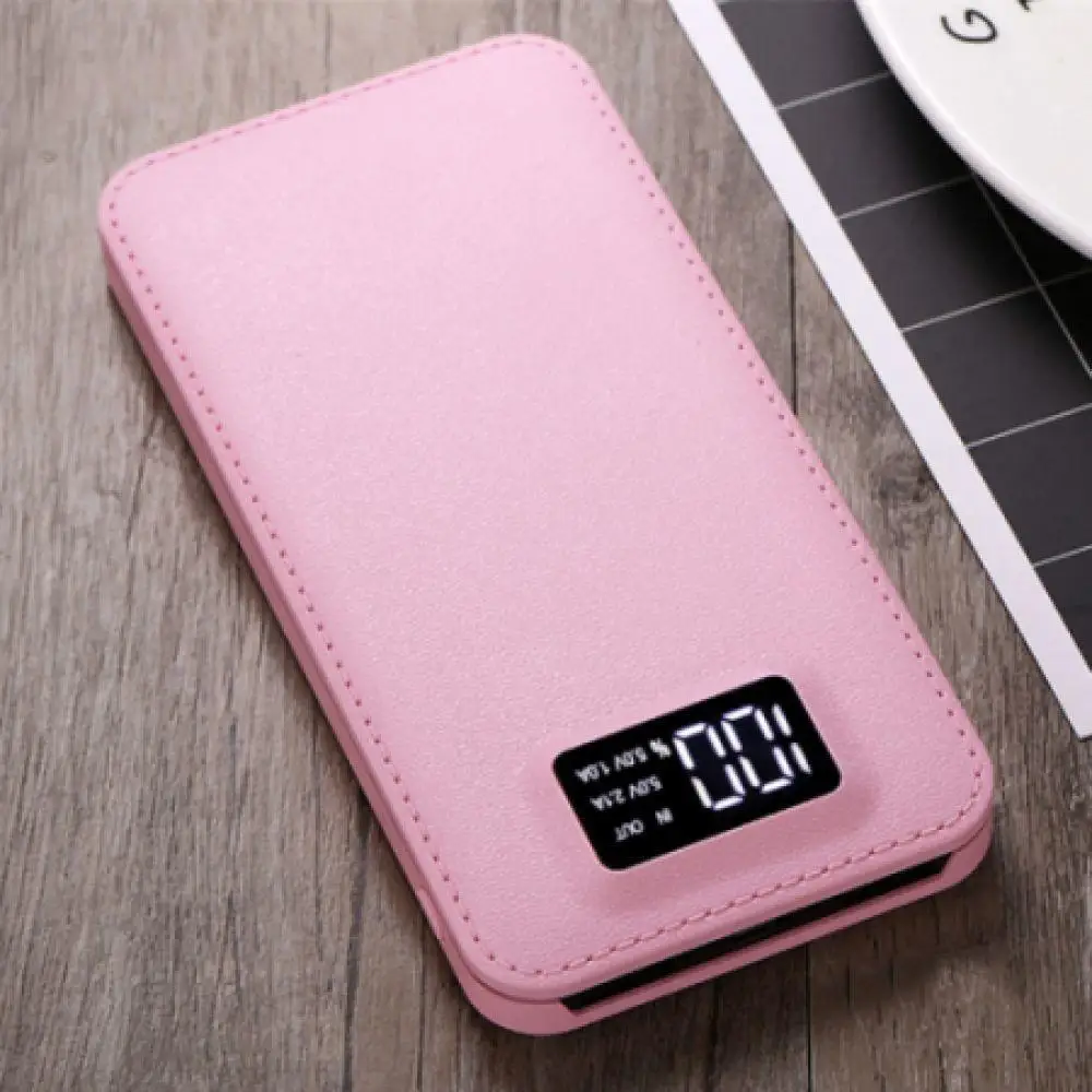 Тонкий 20000 mAh внешний аккумулятор портативный ультра-тонкий полимерный банк
